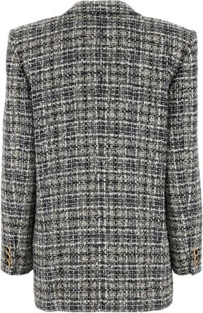 Alessandra Rich Whiteblack Giacche E Gilet Jacket