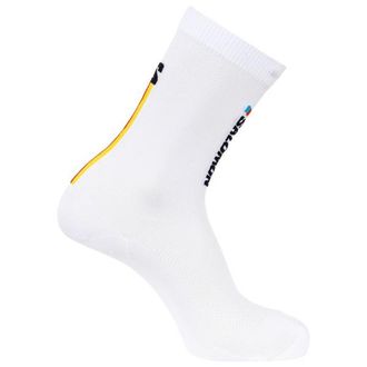 Salomon Pulse Race Flag Crew Laufsocken - Unisex | wei&szlig;