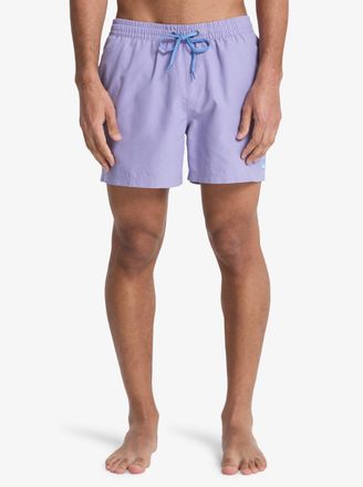 Quiksilver Badeshorts QUIKSILVER EVERYDAY VOLLEY 15, Herren, Gr. XXL (56), N-Gr, daybreak, Web, Polyester, kontrastfarbene Details, unifarben, Badehosen Badeshor