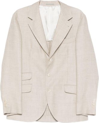 Brunello Cucinelli Single-Breasted Jacket-Uomo
