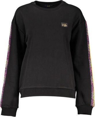 Cavalli Womens Sweatshirt - Black Cotton - Size Small