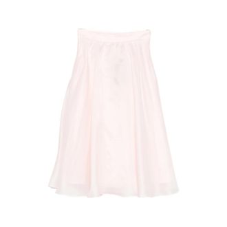 Max Mara Silk A-Line Skirt