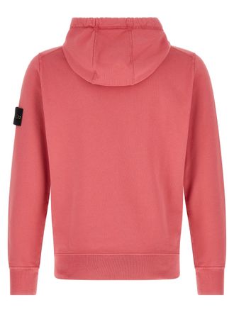 Stone Island Organic Cotton Hoodie - Pink
