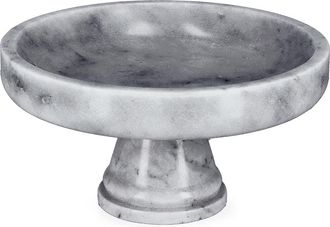 BIZZOTTO Kandy gray marble pedestal d 25