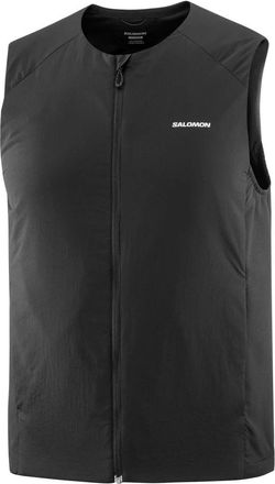 Salomon Mountain Flex Hybrid Vest - Heren - Bodywarmers - Zwart - XL - Leer - Fitness