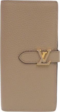 Louis Vuitton Galle Leather Long Wallet (Bi-Fold) (Pre-Owned)