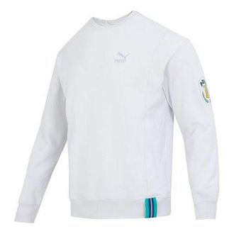 Puma Team Badge Crew Sweater Grey 677379-72