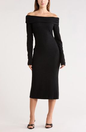 Area Stars Bailey Off the Shoulder Dress in Black at Nordstrom Rack, Size X-Small
