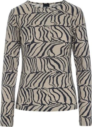 Bitte Kai Rand Tops, Dames, Beige, XL, Long Sleeve Tops