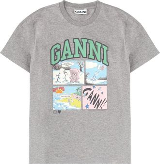 Ganni T Shirt With Print
