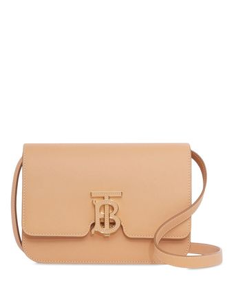 Burberry small TB crossbody bag - women - Calf Leather/Calf Leather - OS - Brown