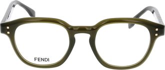 Fendi Optisch Montuur - unisex - Brillen - Groen - ONE Size - Accessoires