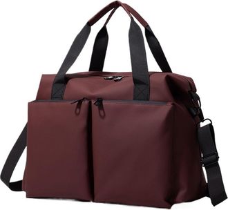 Generic Compatible For Travel Duffel Handbag Dry Wet Outdoor Business Trip Short Distance Shoulder Bag Large Fitness(Red)