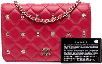 Chanel Hobo Bags - 2020 Quilted Lambskin All About Chanel Wallet On C - Gr. unisize - in Rot - für Damen