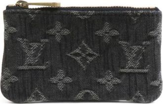 Louis Vuitton Pre-owned Denim Wallet