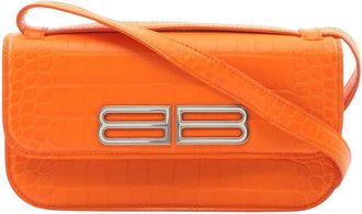 Balenciaga Pre-owned Balenciaga Croc Embossed Calfskin Gossip Chain Bag XS Ladies 6I1V303CKCGLYN3E