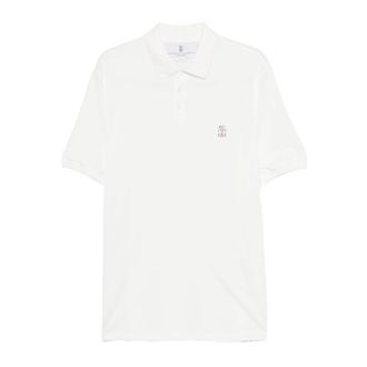 Brunello Cucinelli Short-sleeve Cotton Polo Shirt