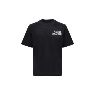 Amiri Black Cotton Mens T-Shirt