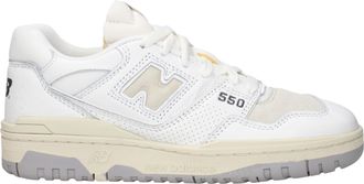 New Balance Sneakers 550 Uomo Pelle Bianco/Beige