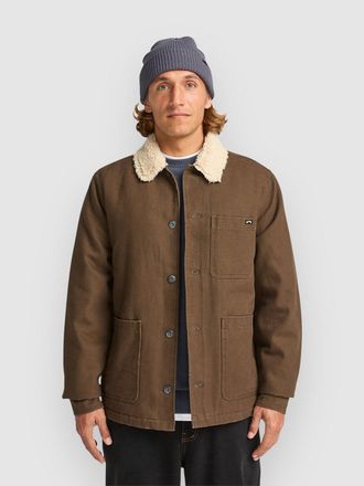 Billabong Chore Sherpa Sherpa Jacke dark cedar