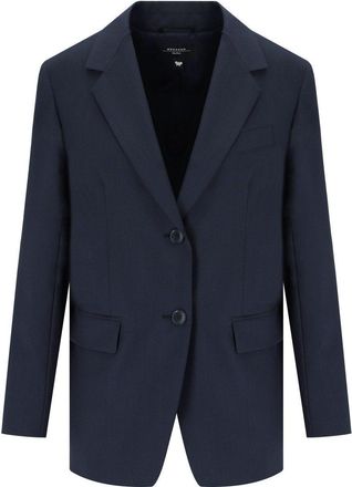Weekend by Max Mara BLAZER MONOPETTO MATERIA BLU MAX MARA WEEKEND