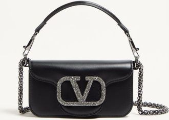 Valentino Garavani Valentino Garavani Loc&ograve; Small Shoulder Bag With Jewel Logo Wo