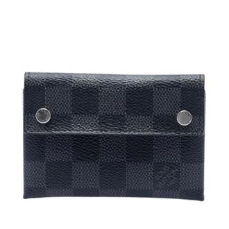 Louis Vuitton Pre-owned Wallets, female, Black, Size: ONE SIZE Pre-owned Damier Graphite Flap Wallet