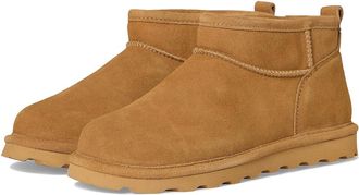Bearpaw Shorty Wide Womens Boots Iced Coffee : 11 W, Suede