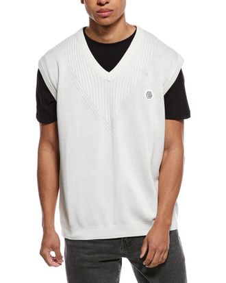 HUGO BOSS Wool-Blend Tennis Lifestyle Sweater Vest