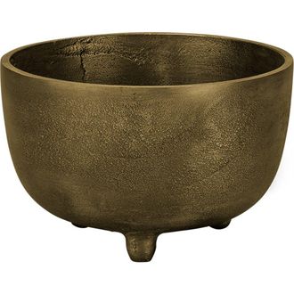 Jamie Young Co. Relic Metal Small Footed Decorative Bowl in Antique Brass at Nordstrom