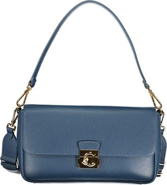 Coccinelle Blu Leather Woman Womens Handbag