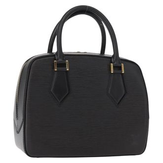 Louis Vuitton Sablons Epi Leather Black Leather Handbag (Pre-Owned)