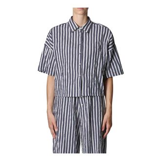 Roberto Collina Bluse 261Fxa52425 - male - Roberto Collina - Short Sleeve Shirts - Multicolor - M - Shirts