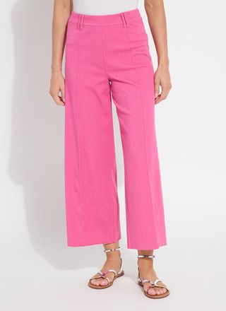 Lyss&eacute; Erin Pintuck Repreve Denim - Hot Pink (27 Inseam)