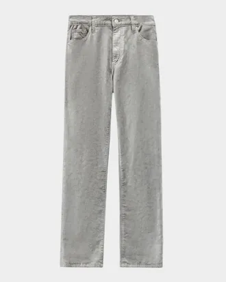 Frame Denim Le Sleek Straight Velvet Jeans