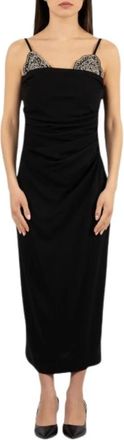 Pinko Pinko, Kleedjes, Dames, Zwart, L, Abito