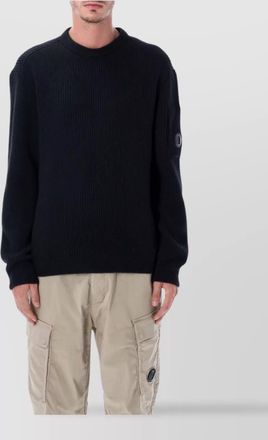 C.P. Company ribbed knit wool blend jumper