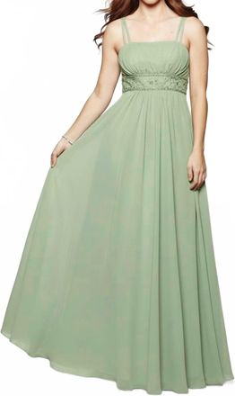 Milano Formals Womens Goddess Aura Gown In Light Green