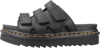 Dr. Martens Schoenen, Dames, Zwart, 40 EU, Raine Slide Sandalen