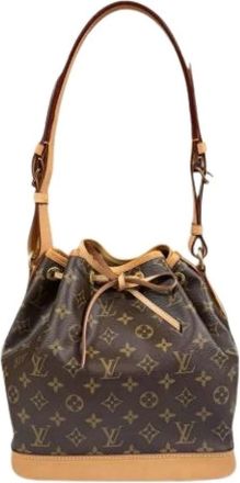 Louis Vuitton Pre-owned Bucket Bags, female, Brown, Size: ONE SIZE Pre-owned Vintage Canvas Bucket Bag