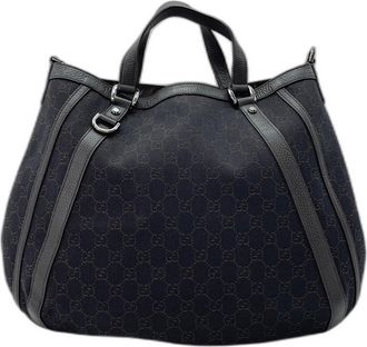 Gucci Abbey Brown Tote Bag (Pre-Owned)