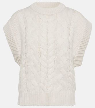 Lisa Yang Gilet Hayley in cashmere