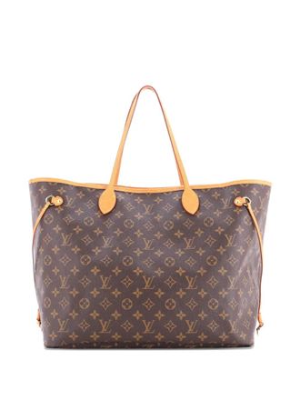 Louis Vuitton Borsa tote Neverfull NM GM in tela con monogramma - Marrone