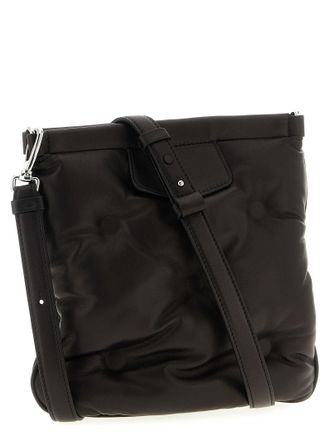 Maison Margiela Womens Black Lambskin Crossbody Bag