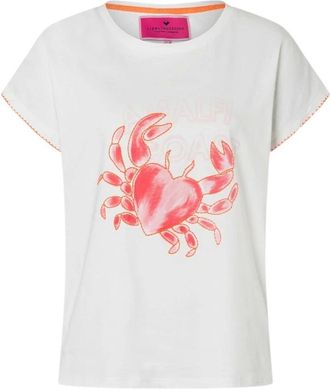 Lieblingsst&uuml;ck Lieblingsst&uuml;ck - CrabiL T-Shirt - Dames - Tops - Wit - Maat: S Katoen