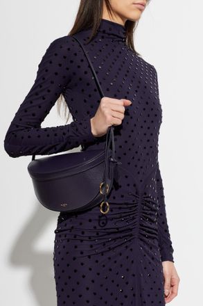 Alaia Shoulder Bag Hip East West, Womens, Purple