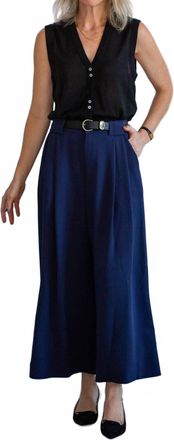 Rachel Comey Wolcott Wide Leg Pants In Navy