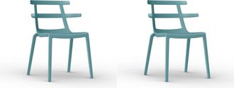 Resol Sillas Tokyo Resol Pl&aacute;stico Azul (pack De 2)