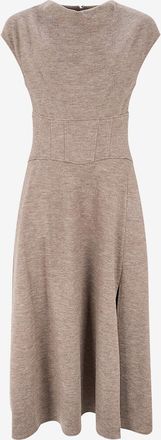 SIMKHAI Midi-Jerseyrock mit Wasserfallausschnitt Logan