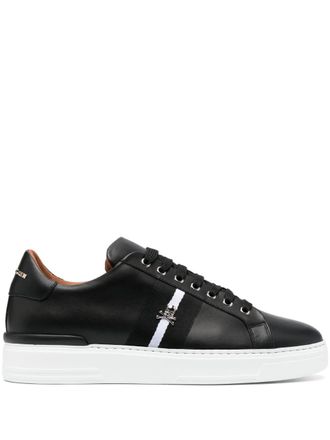 Philipp Plein Sneakers con applicazione teschio - Nero